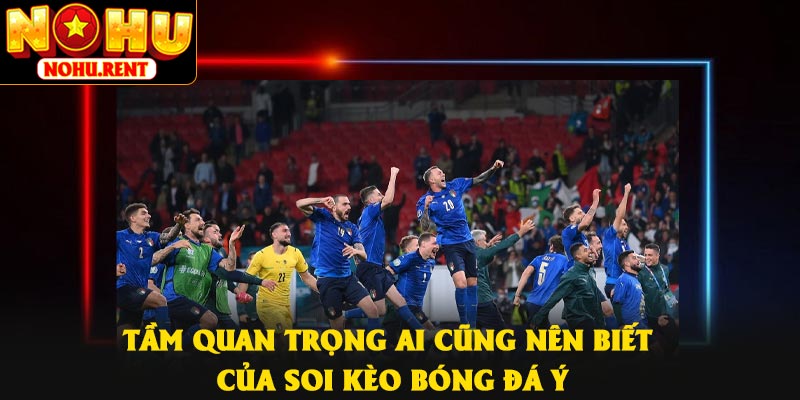 Tầm quan trọng ai cũng nên biết của Soi Kèo Bóng Đá Ý